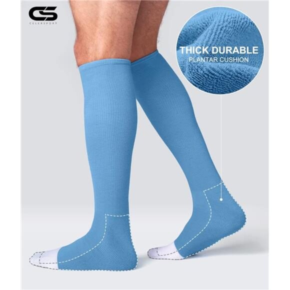 CS CELERSPORT 2/3 Pack Baseball Soccer Softball Socks for Youth & Adult - Picture 3 of 6